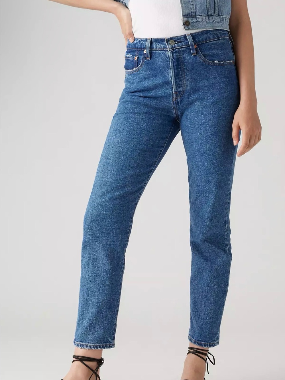 NWOT Levi 501® Original Cropped Women's Jeans Jazz Pop W27 L26
